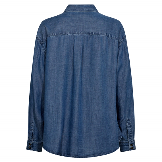 Ivy Copenhagen Matti Lyocel Skjorte, Denim Blue 